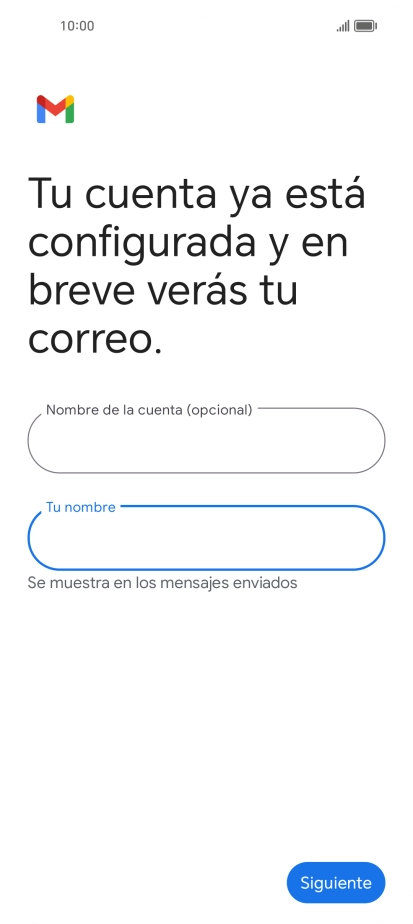 Pulsa Siguiente.