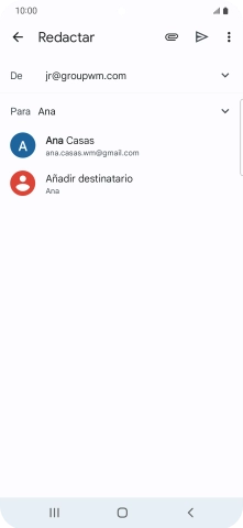 Pulsa el contacto deseado.