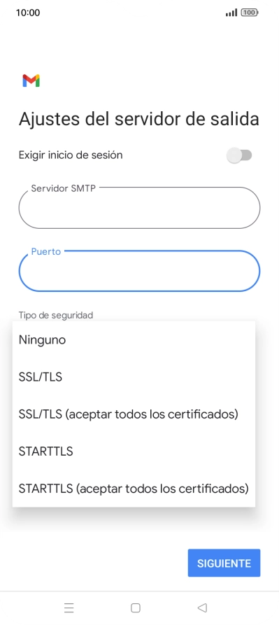 Pulsa SSL/TLS.