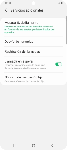 Pulsa el indicador junto a 