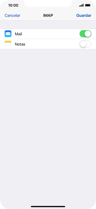 Pulsa Guardar. Ahora se ha configurado tu cuenta de correo electrónico. Si deseas seleccionar más ajustes del servidor de correo de entrada o de salida, continúa con los pasos siguientes.