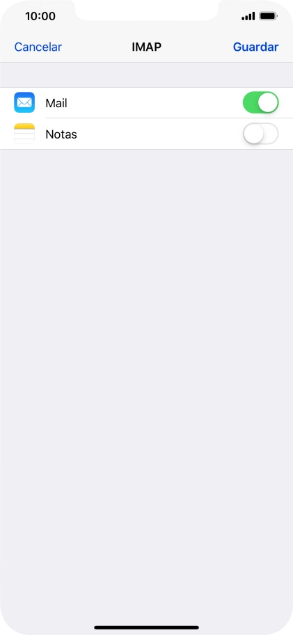 Pulsa Guardar. Ahora se ha configurado tu cuenta de correo electrónico. Si deseas seleccionar más ajustes del servidor de correo de entrada o de salida, continúa con los pasos siguientes.