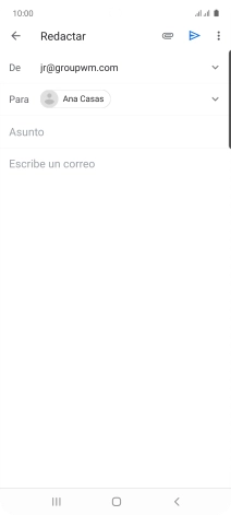 Pulsa Asunto e introduce el asunto deseado.