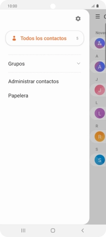 Pulsa Administrar contactos.