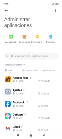 Pulsa la app deseada.