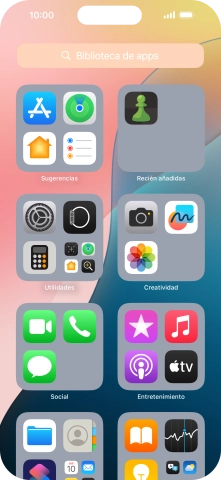 Pulsa la app deseada.