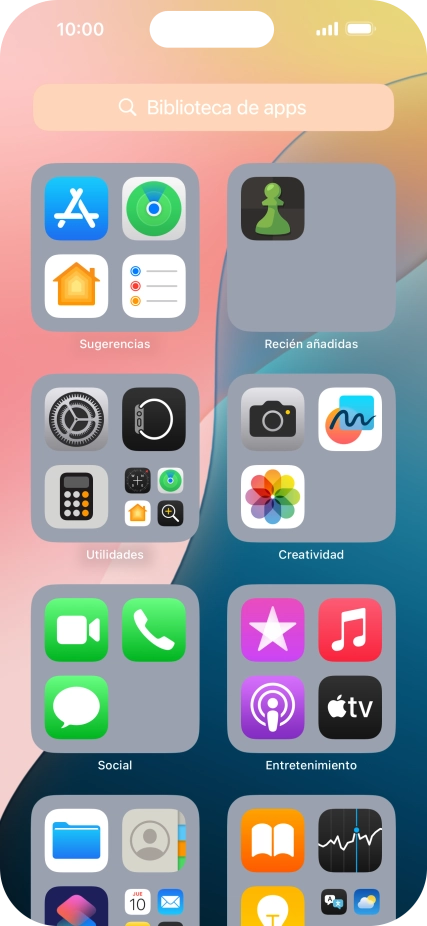 Pulsa la app deseada.
