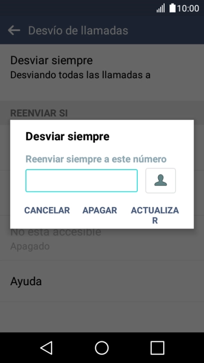 Pulsa APAGAR.