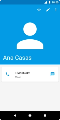 Pulsa el número de teléfono.