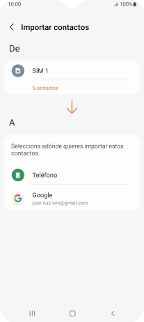 Pulsa Teléfono.