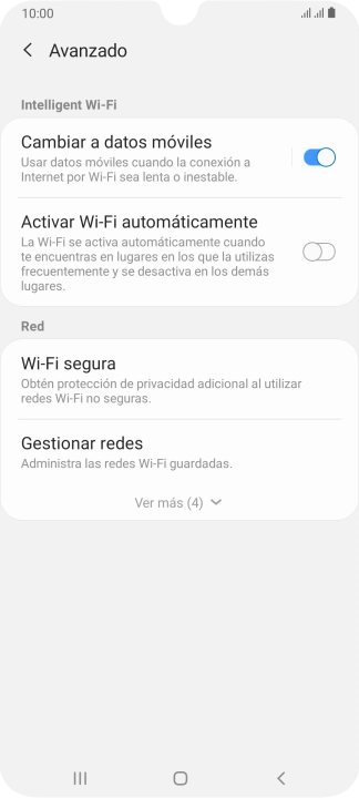 Pulsa el indicador junto a 