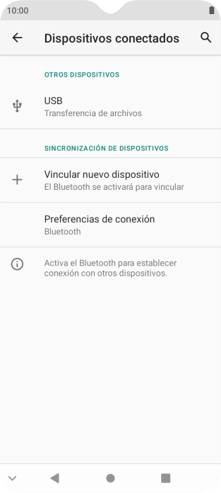 Pulsa Vincular nuevo dispositivo.