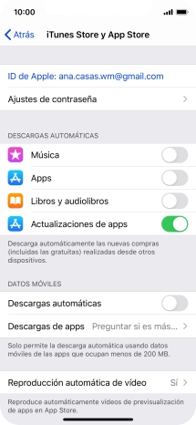 Pulsa el indicador junto a 