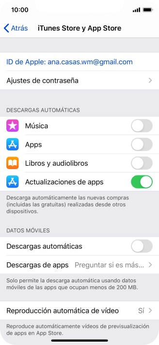 Pulsa el indicador junto a 