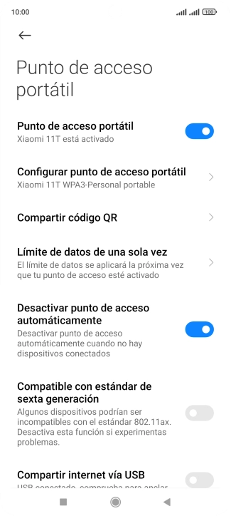 Pulsa la tecla de inicio para terminar y regresar a la pantalla de inicio.