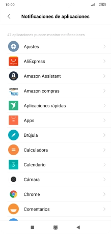 Pulsa la app deseada.