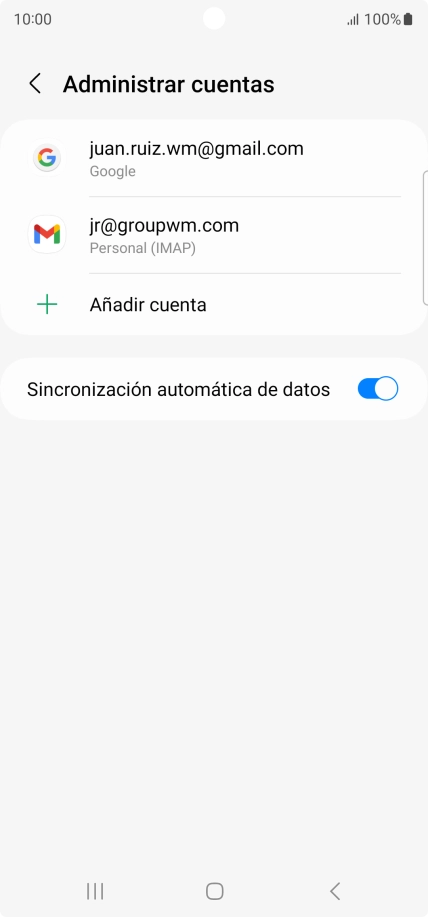 Pulsa el indicador junto a 
