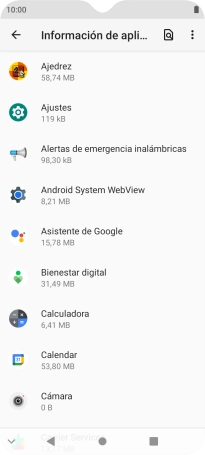 Pulsa la app deseada.