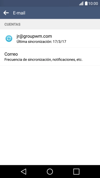 Pulsa Correo.