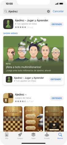 Pulsa la app deseada.