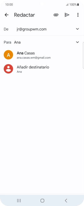 Pulsa el contacto deseado.