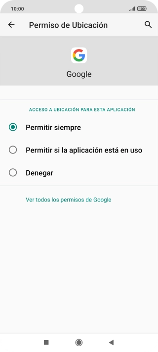 Pulsa el ajuste deseado.