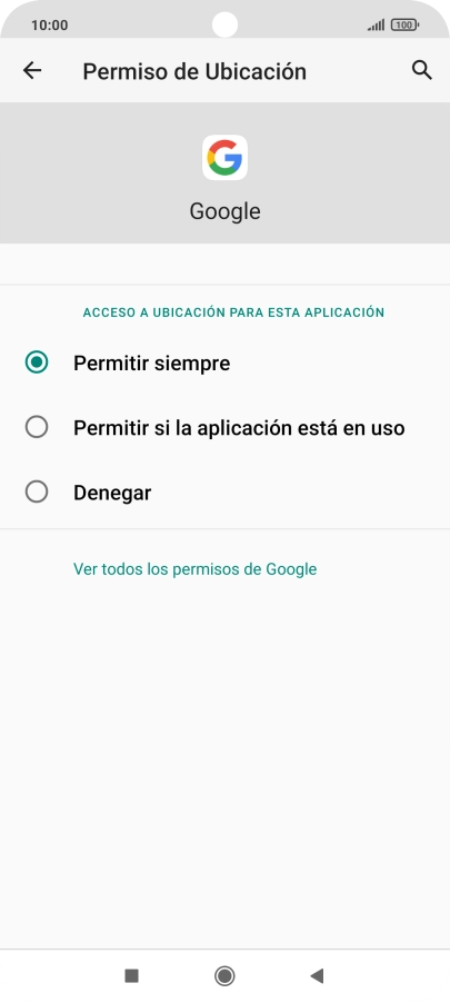 Pulsa el ajuste deseado.