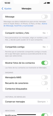 Pulsa el indicador junto a 