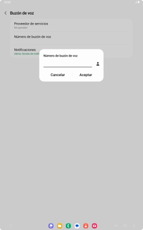 Introduce 22177 y pulsa Aceptar.