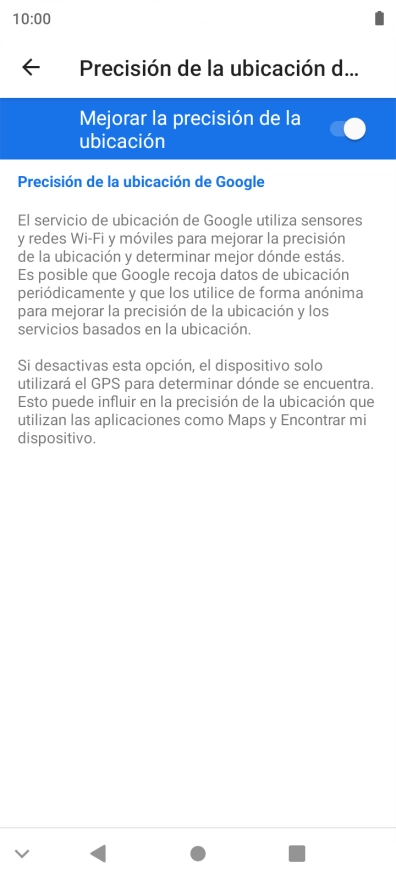 Si pulsas el indicador junto a 