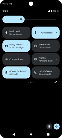 Pulsa la tecla de inicio para terminar y regresar a la pantalla de inicio.