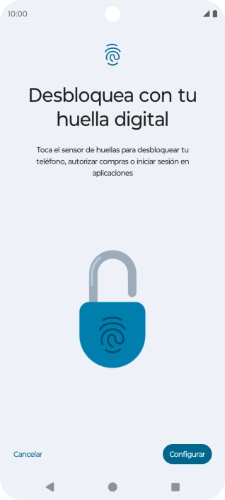 Pulsa Configurar.