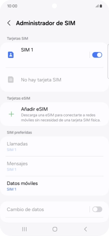 Pulsa Añadir eSIM.