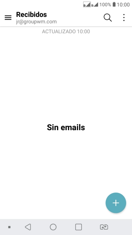 Desliza el dedo hacia la derecha desde la parte izquierda de la pantalla.