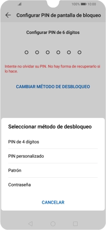 Pulsa Patrón.