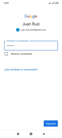 Pulsa Siguiente.