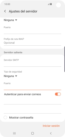 Pulsa el indicador junto a 