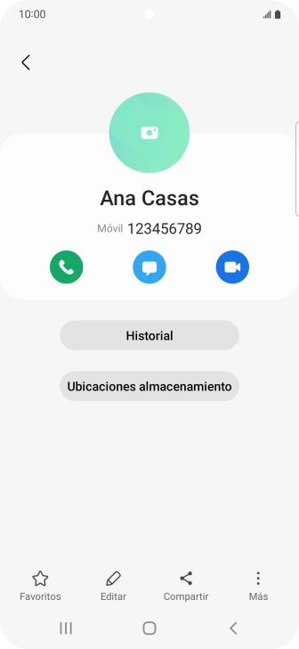 Pulsa la tecla de inicio para terminar y regresar a la pantalla de inicio.