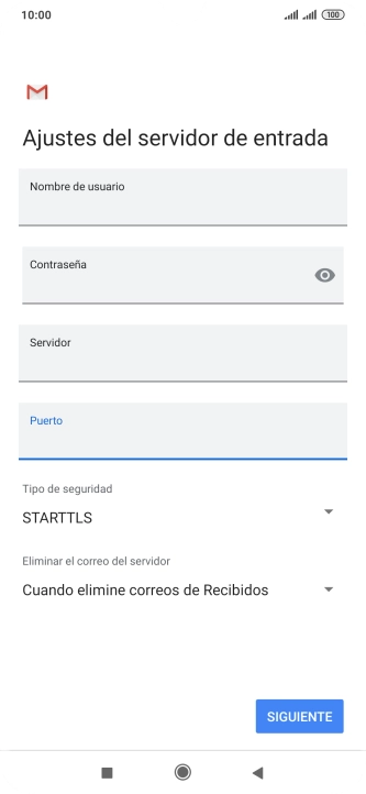 Pulsa la lista desplegable bajo 
