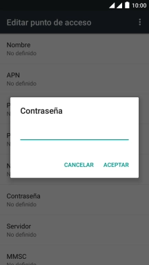 Introduce wap125 y pulsa ACEPTAR.