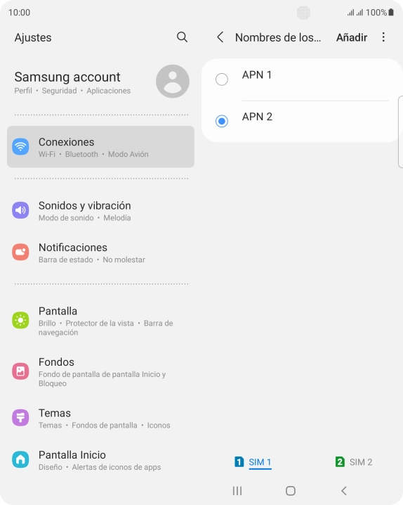 Pulsa la tecla de inicio para terminar y regresar a la pantalla de inicio.