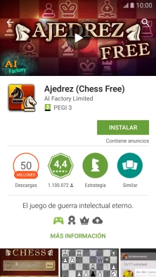 Pulsa INSTALAR y sigue las indicaciones de la pantalla para instalar la app.