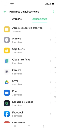 Pulsa la app deseada.