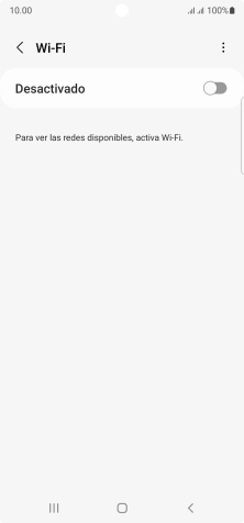 Pulsa el indicador para activar la función.