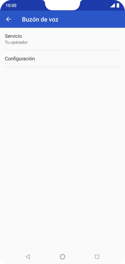 Pulsa Configuración.