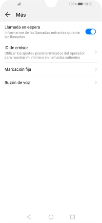 Pulsa Buzón de voz.