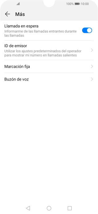 Pulsa Buzón de voz.