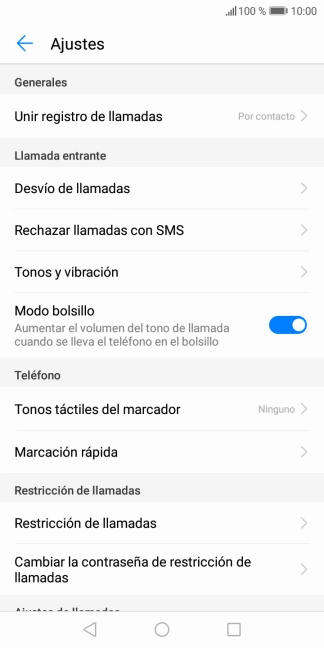 Pulsa Desvío de llamadas.