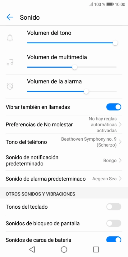 Pulsa la tecla de inicio para terminar y regresar a la pantalla de inicio.