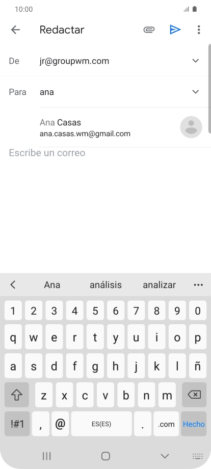 Pulsa el contacto deseado.